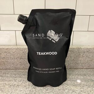 Sand + Fog Teakwood Scented Hand Soap Refill Made With Aloe & Paraben Free 34 Oz